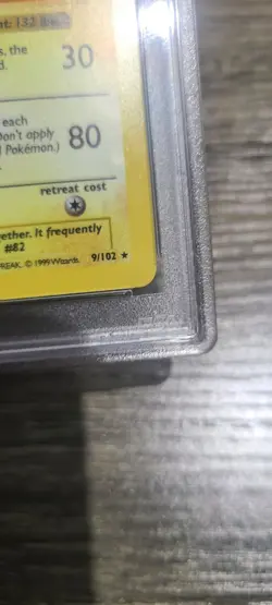 1999 Pokemon 1st Edition Shadowless Magneton 9/102 Holo PSA 9 - Image 5