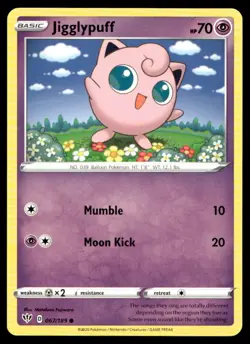 Jigglypuff SWSH03: Darkness Ablaze 067/189 MP Pokemon TCG | Buy 10 Get 10 Free - Image 1
