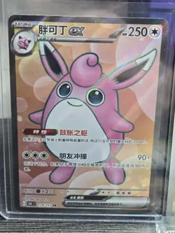 Pawmi Pokemon S-Chinese Nuzzle Plush, Card Display Open Box Plus Extras - Image 3