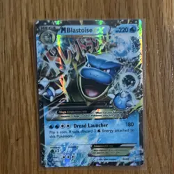 M Blastoise EX Full Art Ultra Rare Holo Mega Pokemon Card Generations 18/83 - Image 1