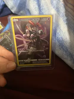 2019 Pokemon Sun & Moon Promo Black Star Armored MewTwo #SM228 - Image 1