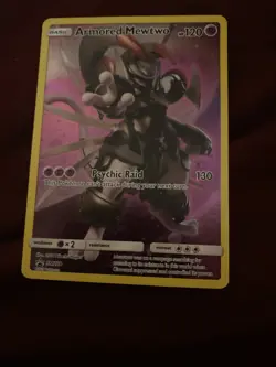 2019 Pokemon Sun & Moon Promo Black Star Armored MewTwo #SM228 - Image 3