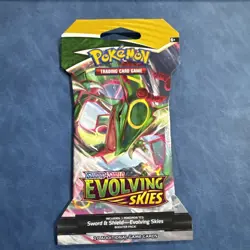 Pokemon Evolving Skies TCG Sleeved Booster Pack Brand New Factory Sealed - Image 1
