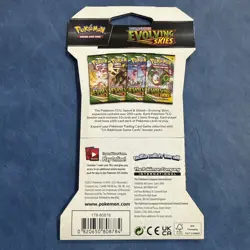 Pokemon Evolving Skies TCG Sleeved Booster Pack Brand New Factory Sealed - Image 2
