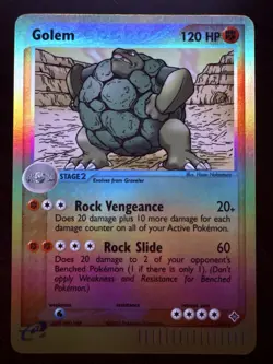 GOLEM REVERSE HOLO 5/97 EX DRAGON NM POKEMON - Image 1