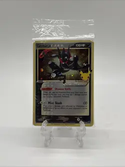SEALED Pokemon Greninja Gold Star! SWSH144 Celebrations - Black Star Promo! - Image 1