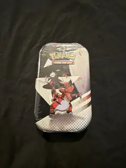 Pokemon TCG Black Bolt White Flare Unova Mini Tin Krookodile Excadrill SEALED - Image 1