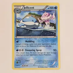 Jellicent 21/119 Rare XY Phantom Forces LP Pokemon - Image 1