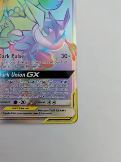 Greninja & Zoroark GX Unbroken Bonds 222/214 Secret Rare Rainbow English NM - Image 4