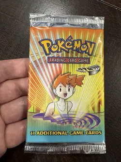 Pokemon TCG Gym Heroes Unlimited Booster Pack misty WOTC 1999 SEALED - Image 5