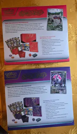 Pokemon Scarlet & Violet Base Set Elite Trainer Box - 2 ETBs Miraidon Koraidon - Image 3
