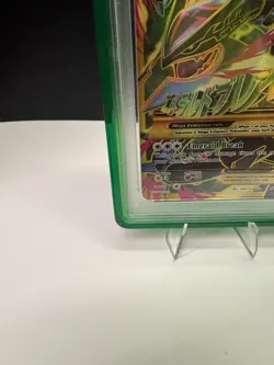 2015 POKEMON XY FA/M RAYQUAZA EX ANCIENT ORIGINS WITH GREEN GRADED GUARD PSA 5 - Image 4