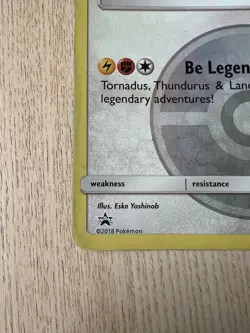 JUMBO Tornadus Thundurus & Landorus Oversized Promo 2018 Pokemon MP - Image 3
