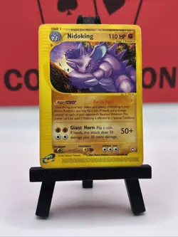 Nidoking 24/147 Aquapolis Regular Rare Pokemon TCG 2002 HP - Image 2
