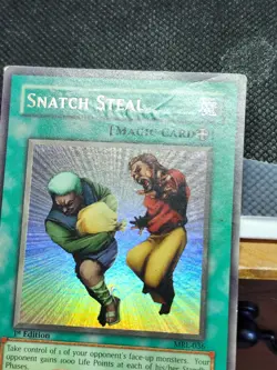 Yugioh Snatch Steal MRL-036 1st Edition Damaged Condition - Image 3