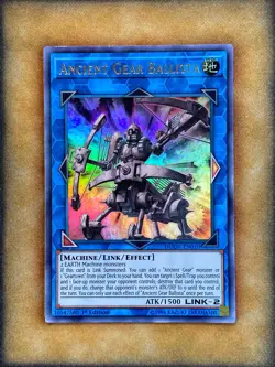 Yugioh Ancient Gear Ballista DUOV-EN010 Ultra Rare 1st Ed MP - Image 1