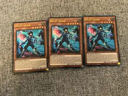 Yugioh 3x K9-17 Izuna JUSH-EN031 Ultra Rare 1st Edition Playset - Image 1