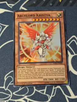 Archlord Kristya DESO-EN050 Super Rare (NM) - Yugioh - Image 1