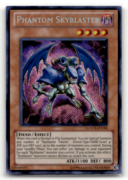 Phantom Skyblaster LCGX-EN194 Unlimited Secret Rare Legendary Collection 2 LP - Image 1