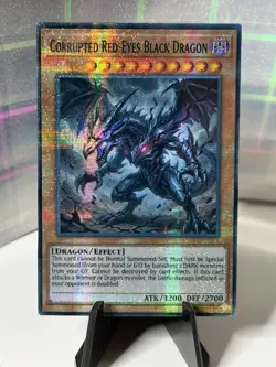 Yu-Gi-Oh! TCG Corrupted Red Eyes Black Dragon Custom Starlight Rare - Image 1