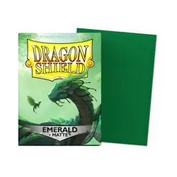 Dragon Shield Matte Emerald Sleeves 100ct - Standard Size - MTG Pokemon TCG - Image 1