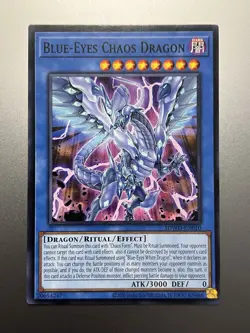 Yugioh - Blue-Eyes Chaos Dragon Common SDWD-EN010, Near Mint, 1st Edition - Image 1
