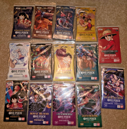 One Piece English Sleeved OP-01 to OP-14 Sleeved Pack Lot Of 14 - Image 2