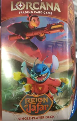 Disney Lorcana TCG - Reign of Jafar Single Player Deck Ruby & Steel - New - Image 1