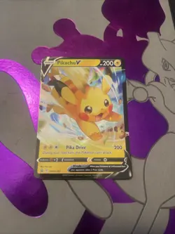 Pikachu V SWSH285 SWSH: Sword & Shield Promo Cards Holo - Image 1