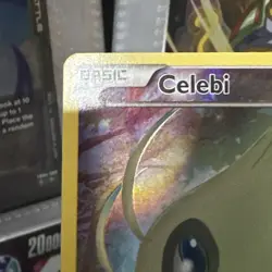 Celebi Full Art XY111 Promo Holo Card Black Star LP - Image 2