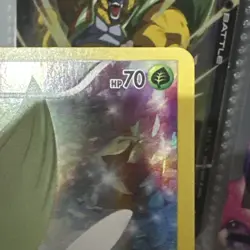 Celebi Full Art XY111 Promo Holo Card Black Star LP - Image 3