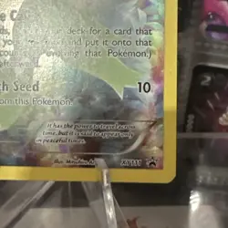 Celebi Full Art XY111 Promo Holo Card Black Star LP - Image 5
