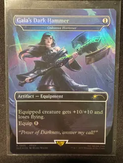 Colossus Hammer (Gaia's Dark Hammer) - SLD - FOIL - NM - Image 1