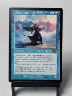 MTG - Dominaria Remastered - Urza, Lord High Artificer - Retro Frame - Image 1