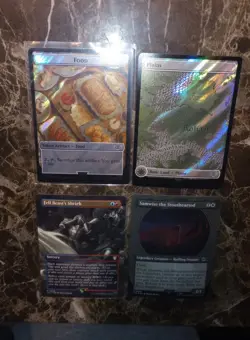 MTG LTR Lot Surge Foils Extended Rare Land Token Samwise Fell Beast Shriek - Image 3