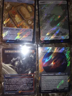 MTG LTR Lot Surge Foils Extended Rare Land Token Samwise Fell Beast Shriek - Image 4