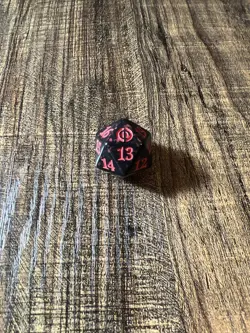 Magic the Gathering MTG Phyrexia All will be One red dice D20 Rolldown - Image 1