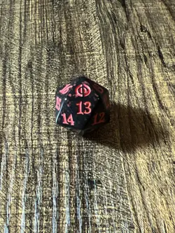Magic the Gathering MTG Phyrexia All will be One red dice D20 Rolldown - Image 2