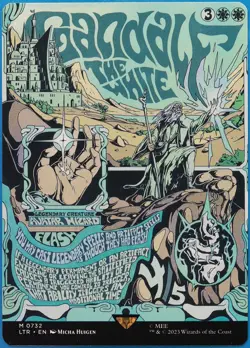 Gandalf the White (Borderless Poster 732) Lord of the Rings MINT 511648 ABUGames - Image 1