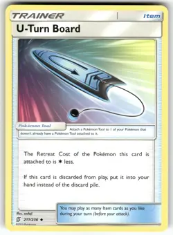 U-Turn Board SM - Unified Minds Uncommon Pokemon Near Mint or Better - Image 1