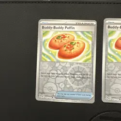 Pokemon Buddy Buddy Puffin x 3 Playset (101/131) NM - ENG Reverse Holo - Image 2