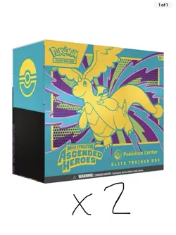 2x Pokemon Center ETB Ascended Heroes Confirmed Shipped!! - Image 1