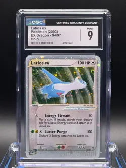 CGC 9 MINT ✨ - Latios ex 94/97 Dragon Holo - 2003 Pokemon - Image 1