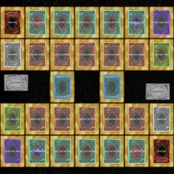 YuGiOh Duel Playmat 2-Player Masters Rule 4 Classic Board TCG CCG Game Mat - Image 1