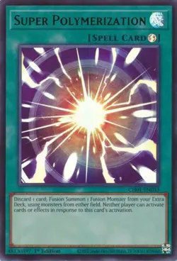 Yugioh! Super Polymerization - CH01-EN033 - Ultra Rare - 1st Edition Near Mint, - Image 1