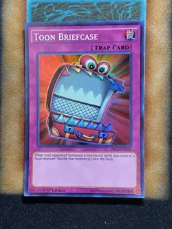 Yugioh Toon Briefcase DRL2-EN029 Super Rare 1st Ed LP - Image 1