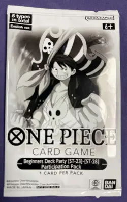 Beginners Deck Party Participation Pack - One Piece Sealed St-23 - St-28 (x4) - Image 2