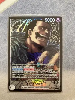 Bandai: One Piece Crocodile OP14-079 Alternate Alt Art Leader NM - Fesh pull! - Image 2