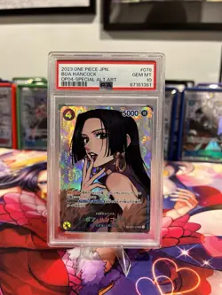 One Piece Boa Hancock Op04 SP JAPANESE PSA 10 Kingdoms of Intrigue Op01-078 - Image 1