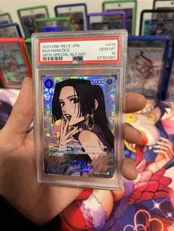 One Piece Boa Hancock Op04 SP JAPANESE PSA 10 Kingdoms of Intrigue Op01-078 - Image 3